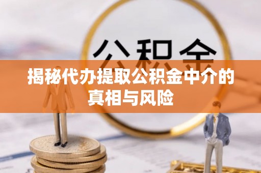 武平揭秘代办提取公积金中介的真相与风险