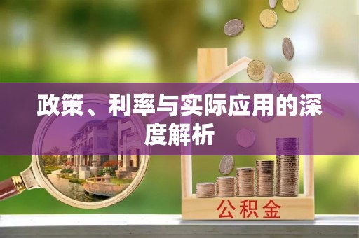 武平政策、利率与实际应用的深度解析
