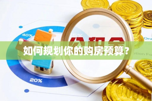 武平如何规划你的购房预算？