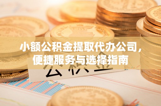 武平小额公积金提取代办公司，便捷服务与选择指南
